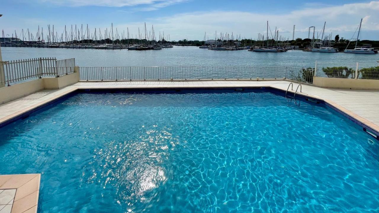 Studio - Les Pieds Dans L'Eau Agreable En Toutes Saisons 4 Couchages - Climatisation - Parking Prive - Piscine Sur Mer - Vue Magnifique Et Rare - Situation Optimum - Les Argonautes - Ile Des Pecheurs - Cap D'Агд Екстер'єр фото